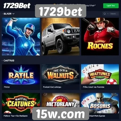 Estudo sobre a variedade de jogos no 1729bet